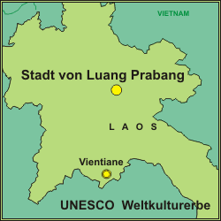 Luang Prabang Karte